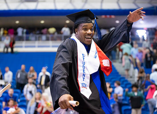 It was a full day of pomp and circumstance as more than 1,100 Wolves graduated in the University of West Georgia’s Spring 2022 Commencement ceremonies on Saturday.