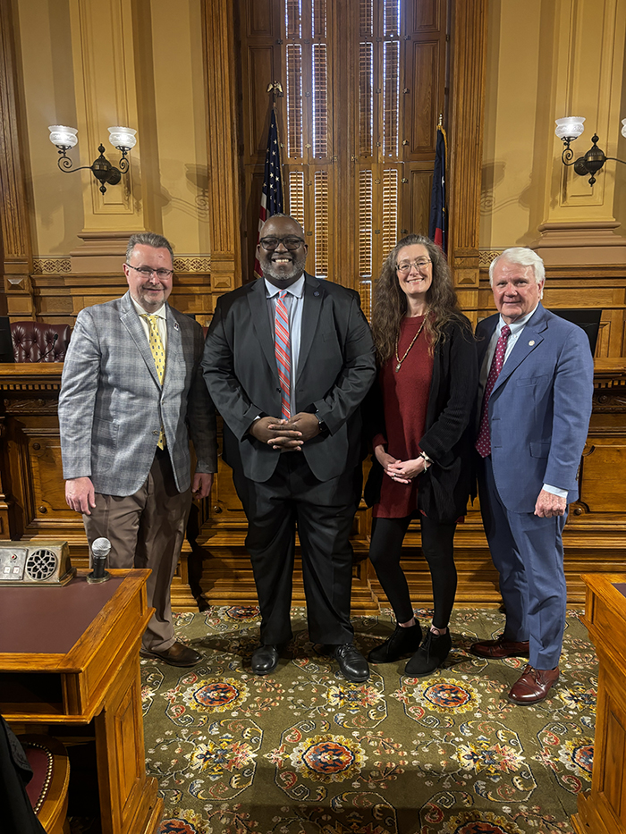 A group of people including UWG represetatives