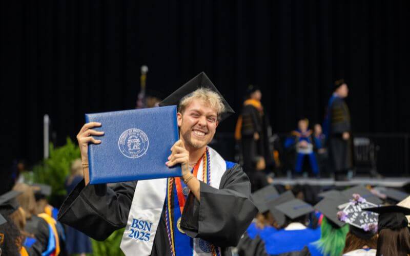 Graduate at UWG's Fall Commencement