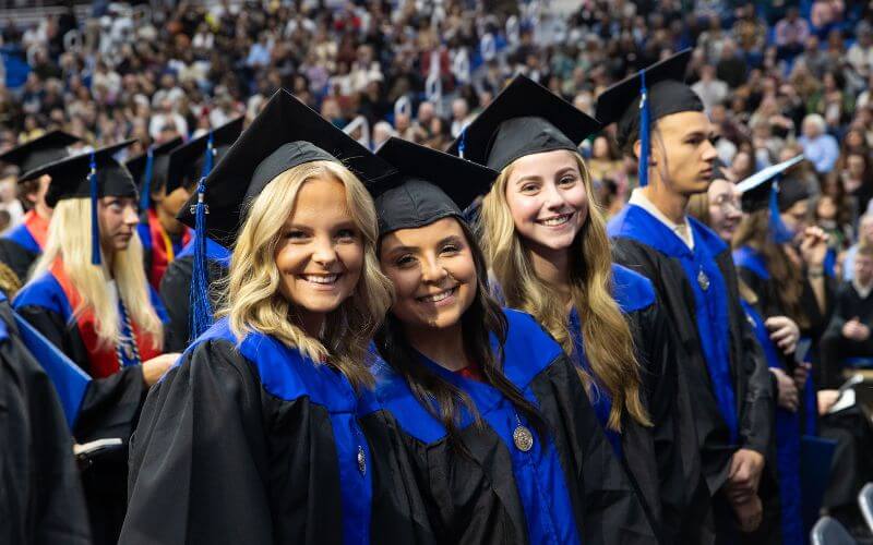 Graduates at UWG's Fall Commencement
