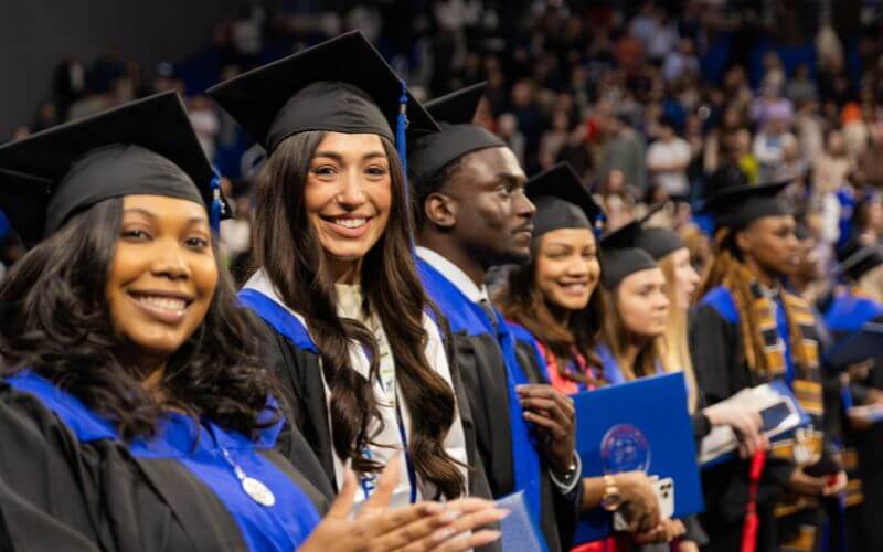 Graduates at UWG's Fall Commencement