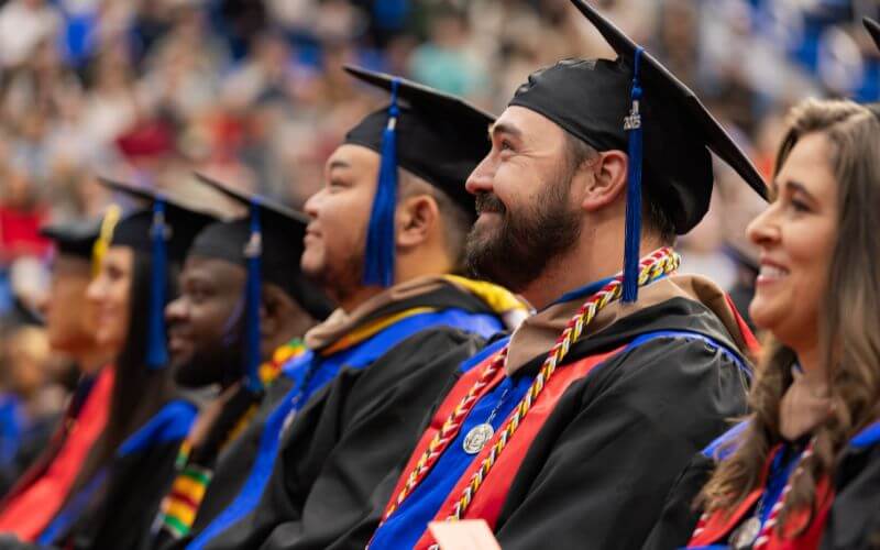 Graduates at UWG's Fall Commencement