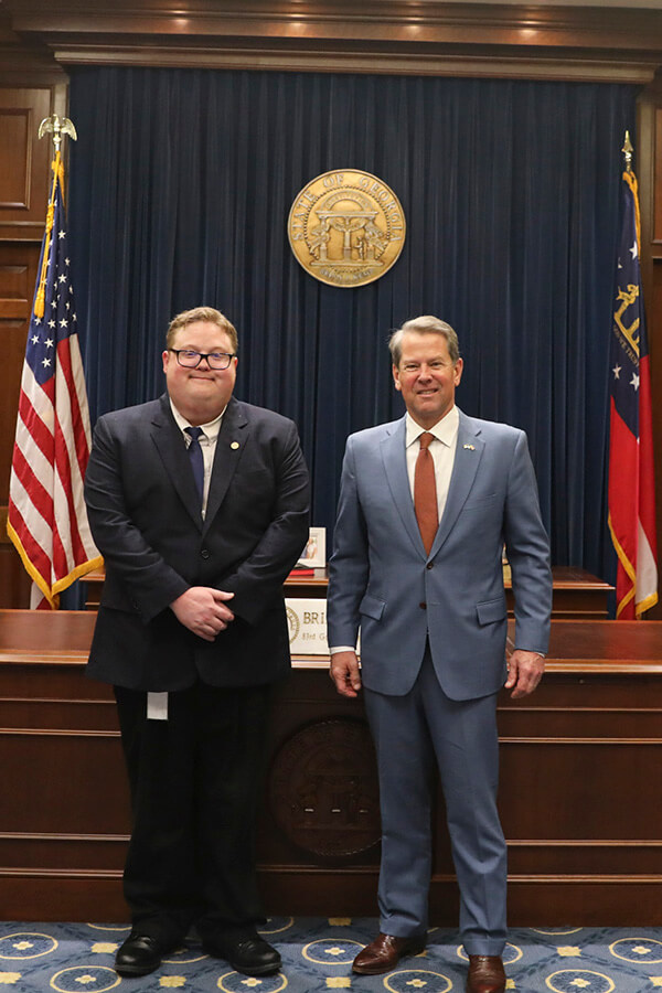 Benjamin Ryan Smith and Governor Brian Kemp