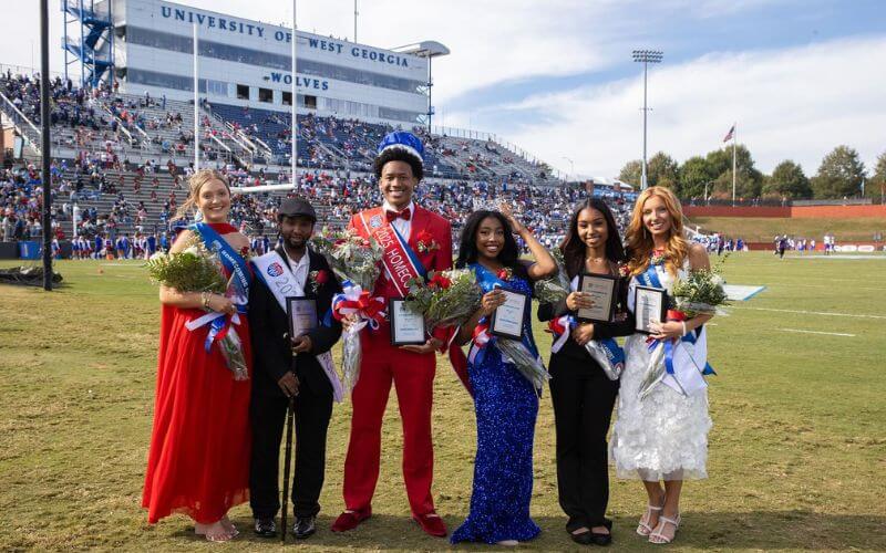 UWG Homecoming royalty