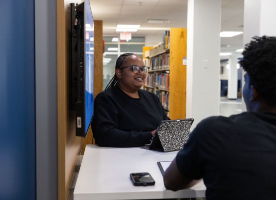 UWG students in Ingram Library