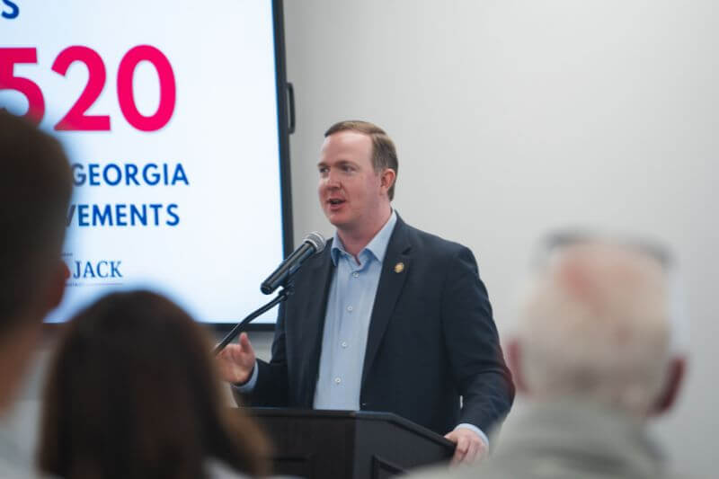 Congressman Brian Jack speaks at UWG's Love Valley