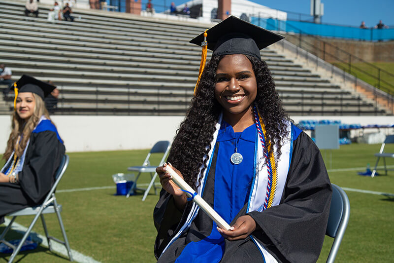 Female graduate