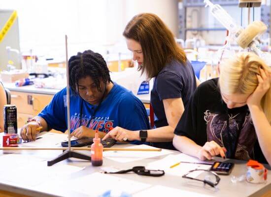High schoolers participate in academic summer camp
