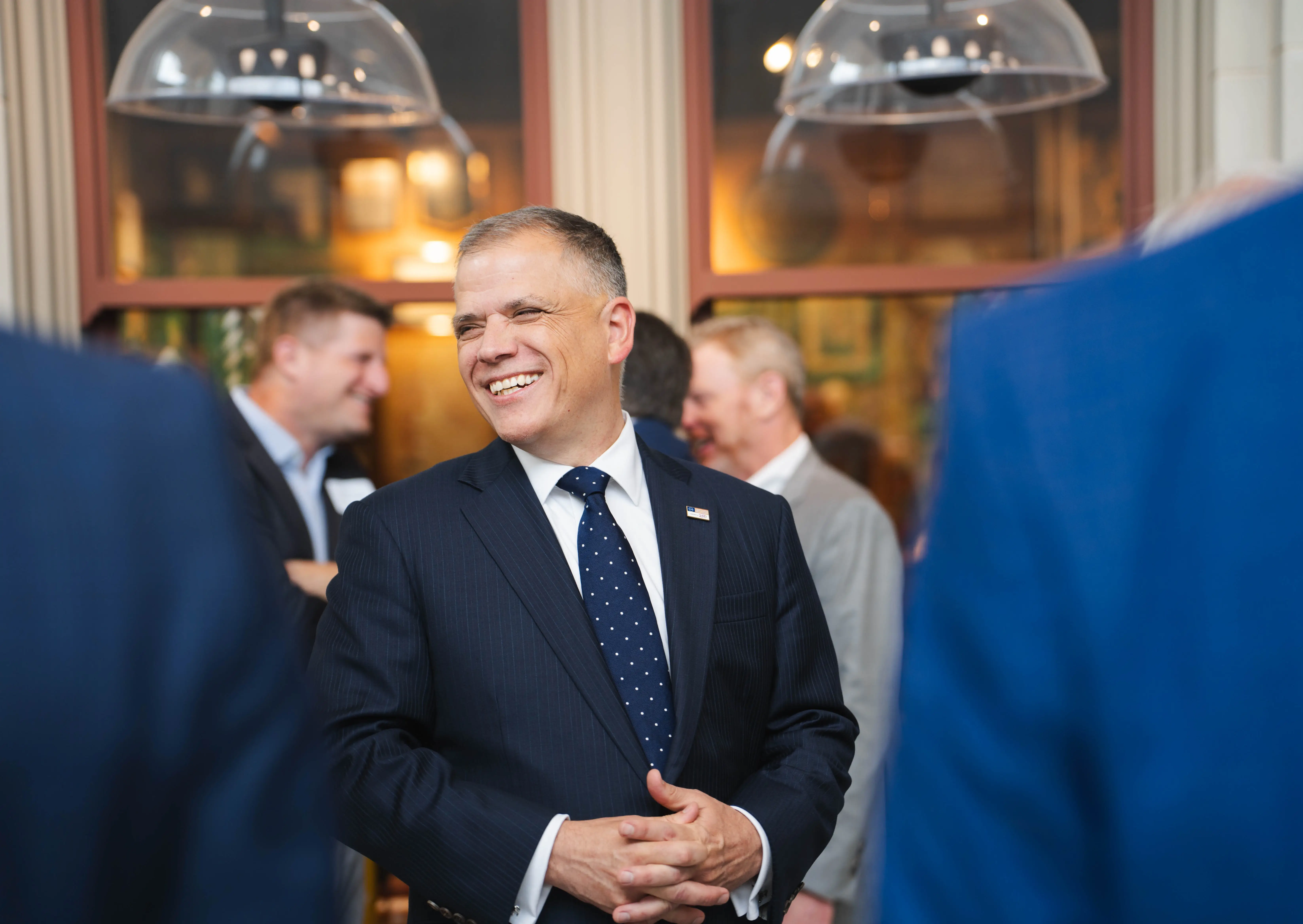 Dr. Michael Johnson, UWG president, smiling