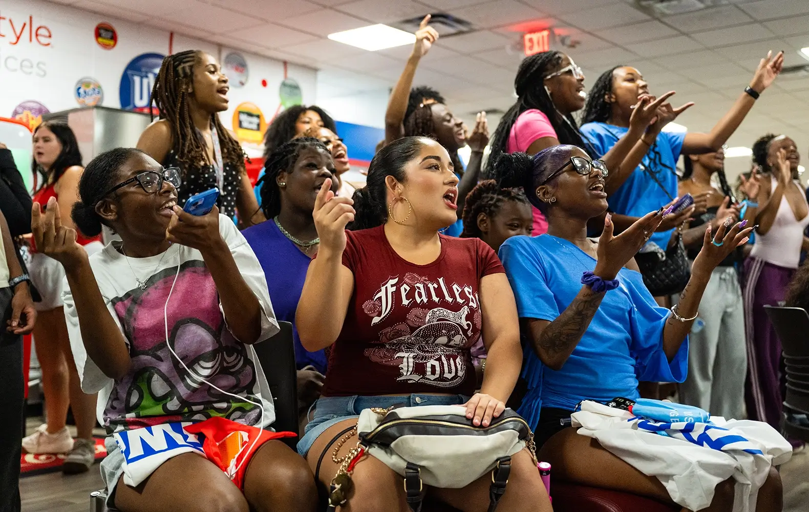 UWG students sing karaoke