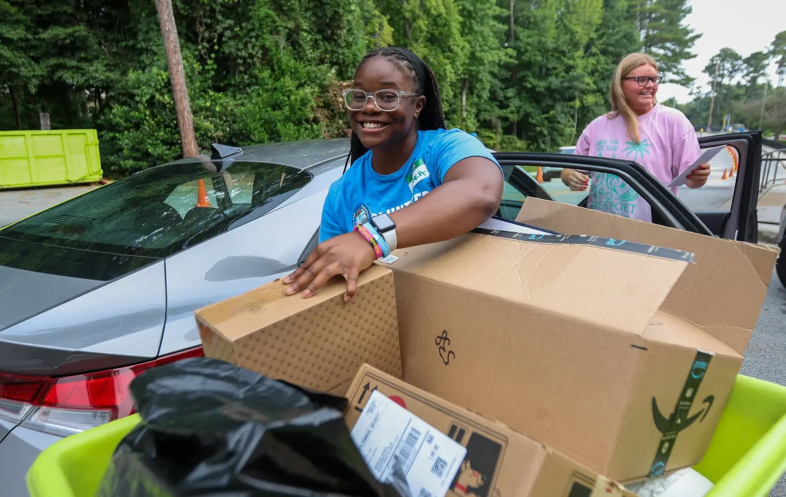 A UWG student moves in on campus