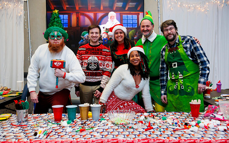Staff members help out at UWG's Winter West