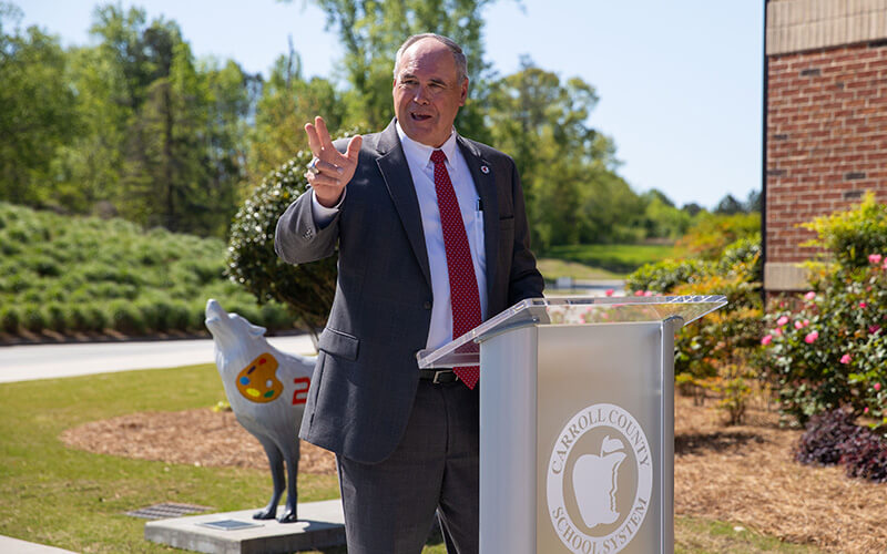 Carroll County Schools Superintendent Scott Cowart