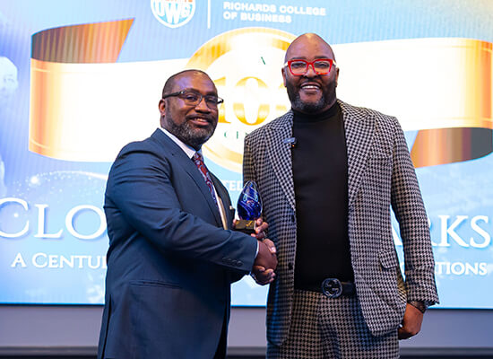 Dr. Christoper Johnson and Ryan Cameron