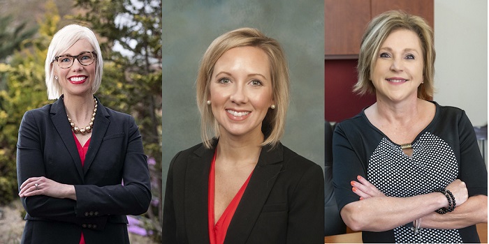 L to R: Dr. Meredith Brunen, Lauren Lee and Susan Lester