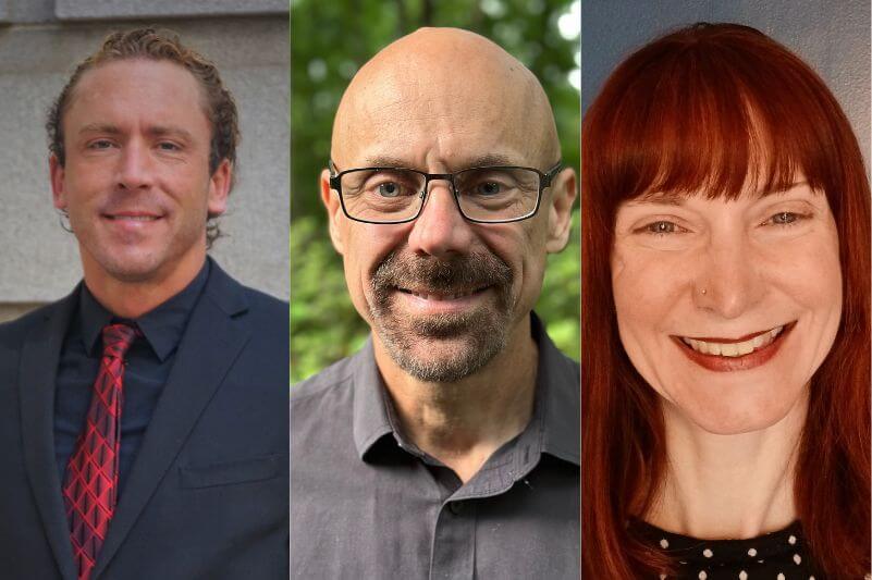 L to R: Dr. Jacob Glazier, Dr. John Roberts and Dr. Christine Simmonds-Moore