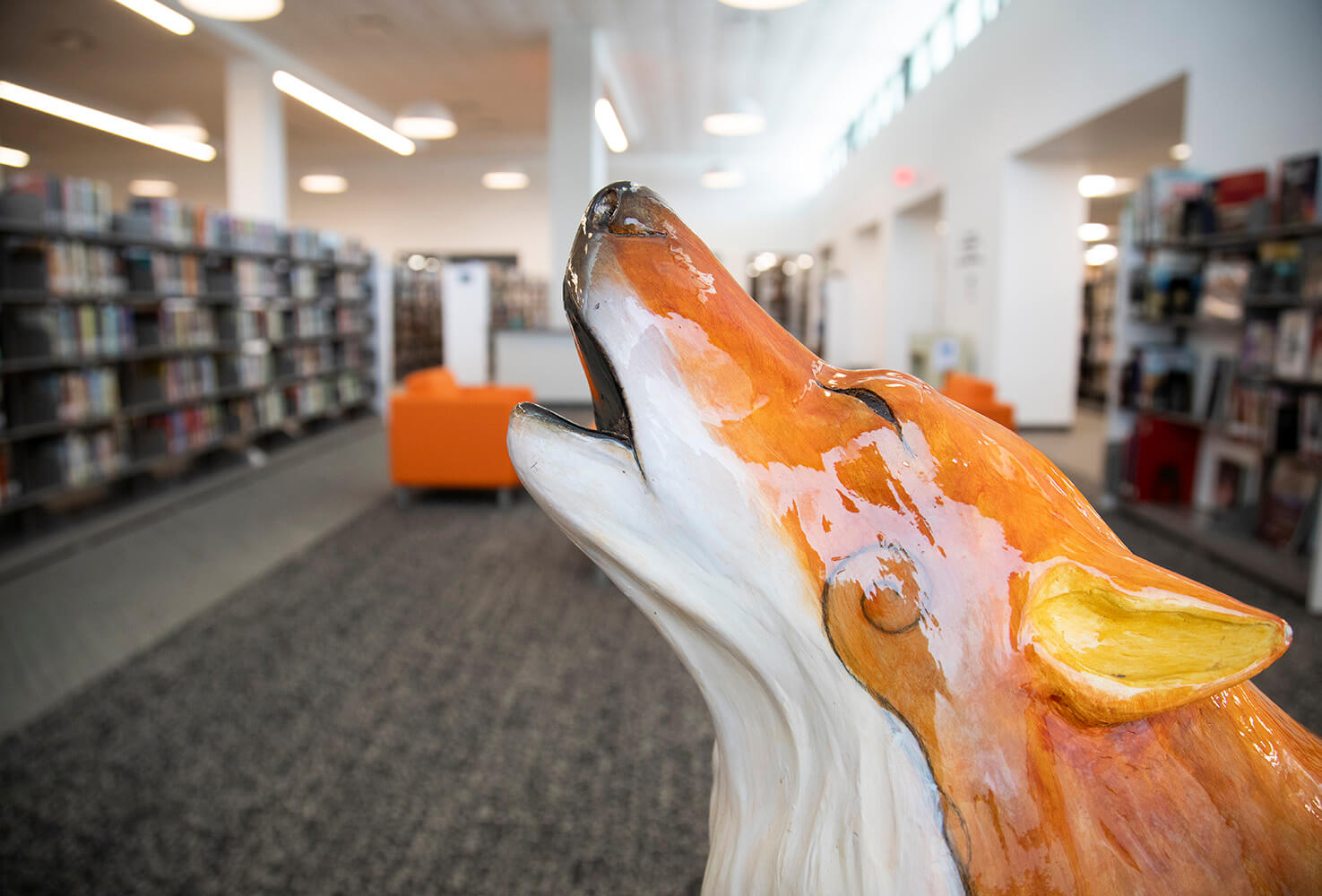 Spirit Wolf sculpture