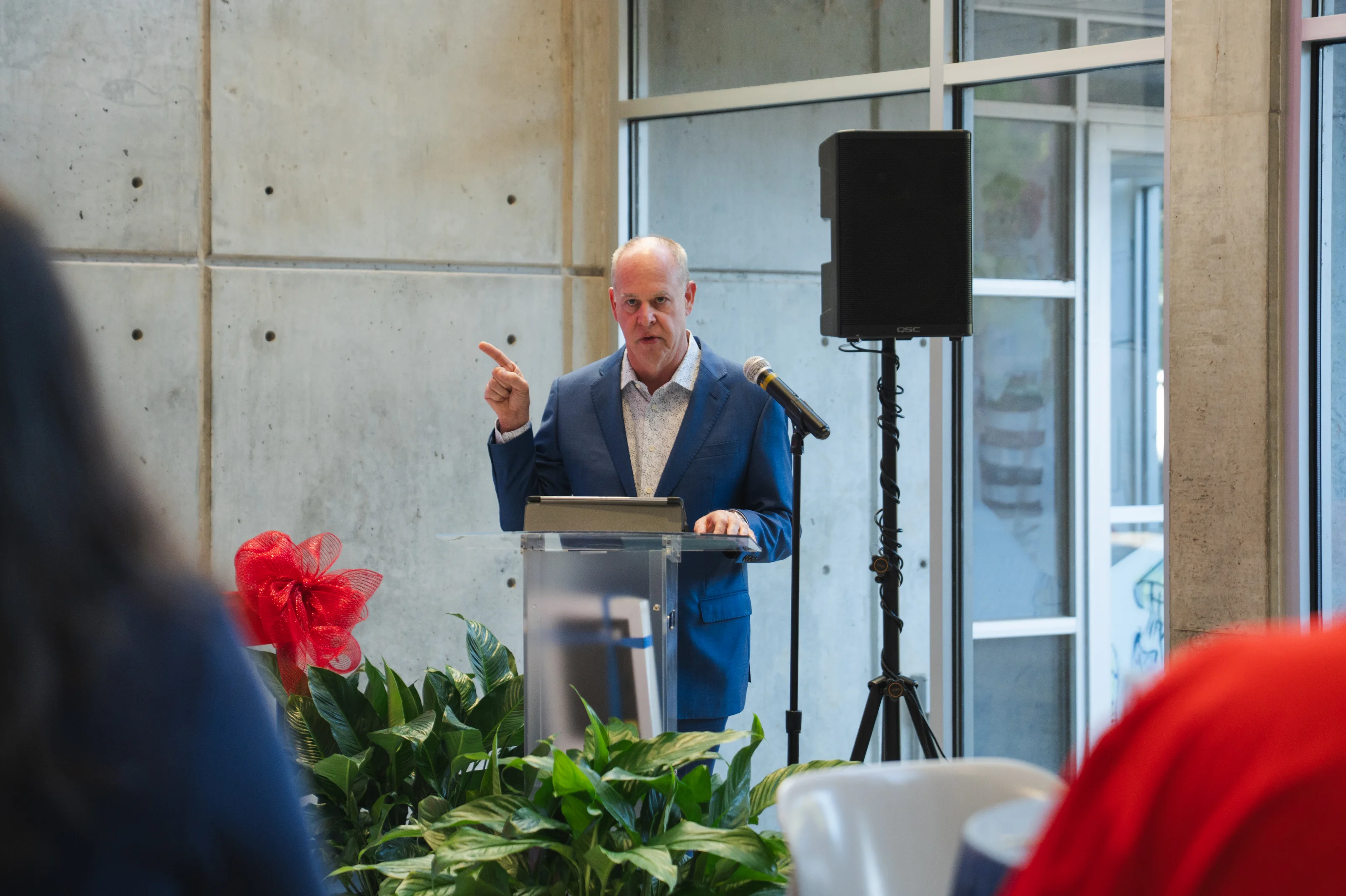 Rusty West speaking