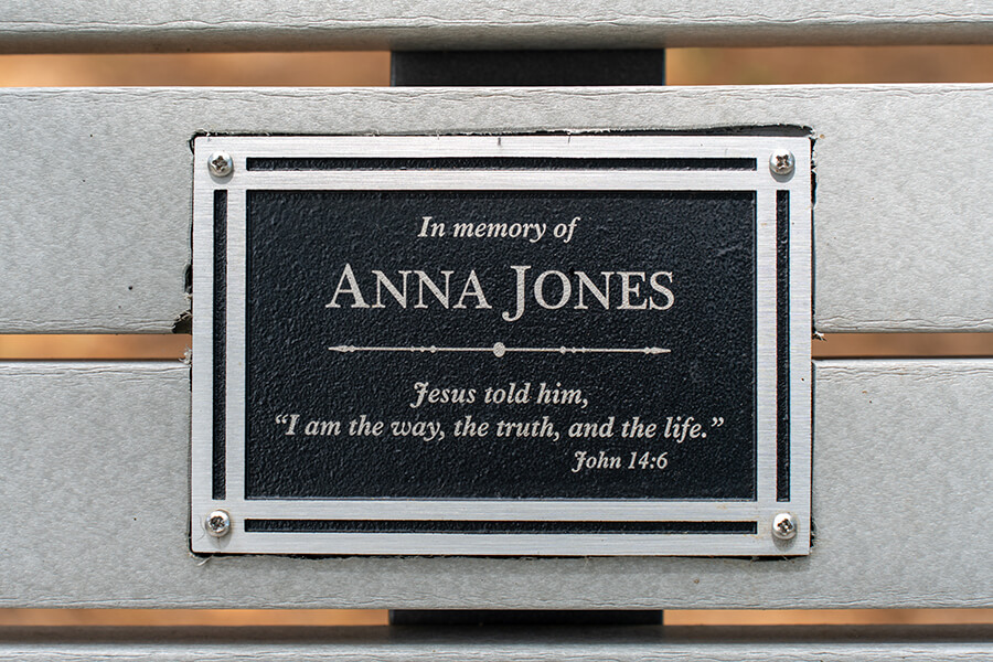 In memory of Anna Jones Jesus told him "I am the way, the truth, and the life." John 14:6