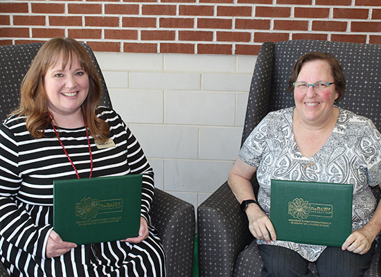 Susie Jonassen and Dr. Nancy Capponi