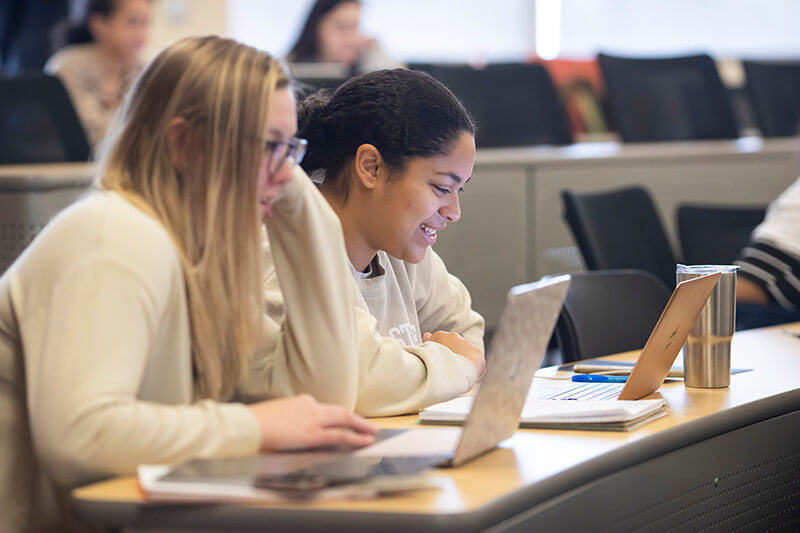 UWG nursing students in the classroom