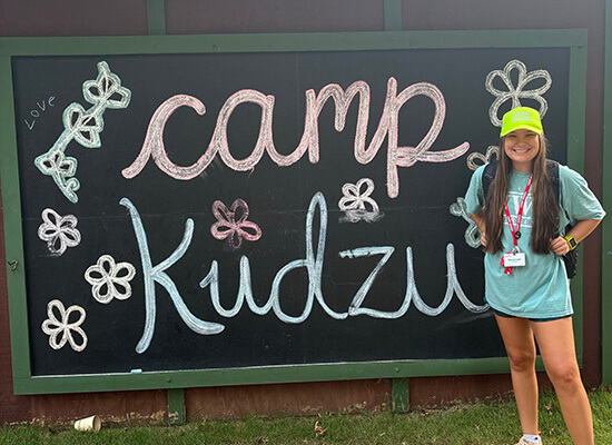 Savannah DeVane at Camp Kudzu