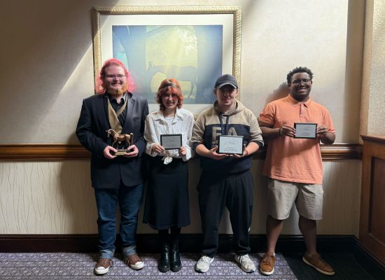 L to R: Edward Handley, Hannah Hansen, Brycen Rotell, Mason Bell