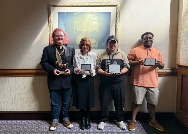 L to R: Edward Handley, Hannah Hansen, Brycen Rotell, Mason Bell