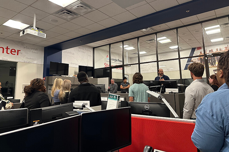 UWG communications students visit Georgia Power
