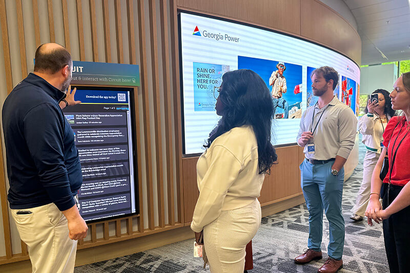 UWG communications students visit Georgia Power