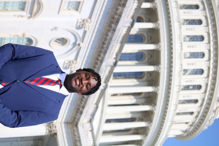 UWG graduate student Mark Johnson on Capitol Hill