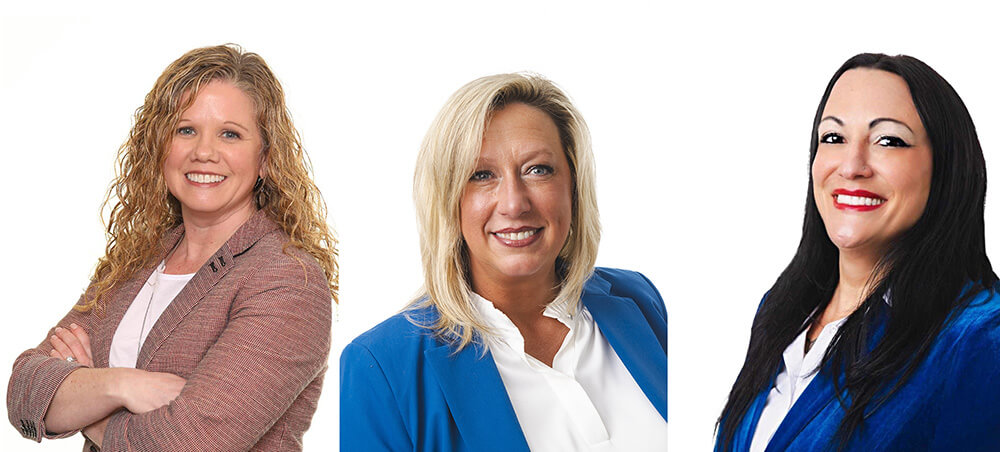 L to R: Dr. Karen Owen, dean of UWG's University College and Honors College; Dr. Tiffany Parsons, director of UWG’s prison education programs and lecturer of sociology; Dr. Abigail Kolb, associate professor of criminology and site director for prison education programs at Hays State Prison