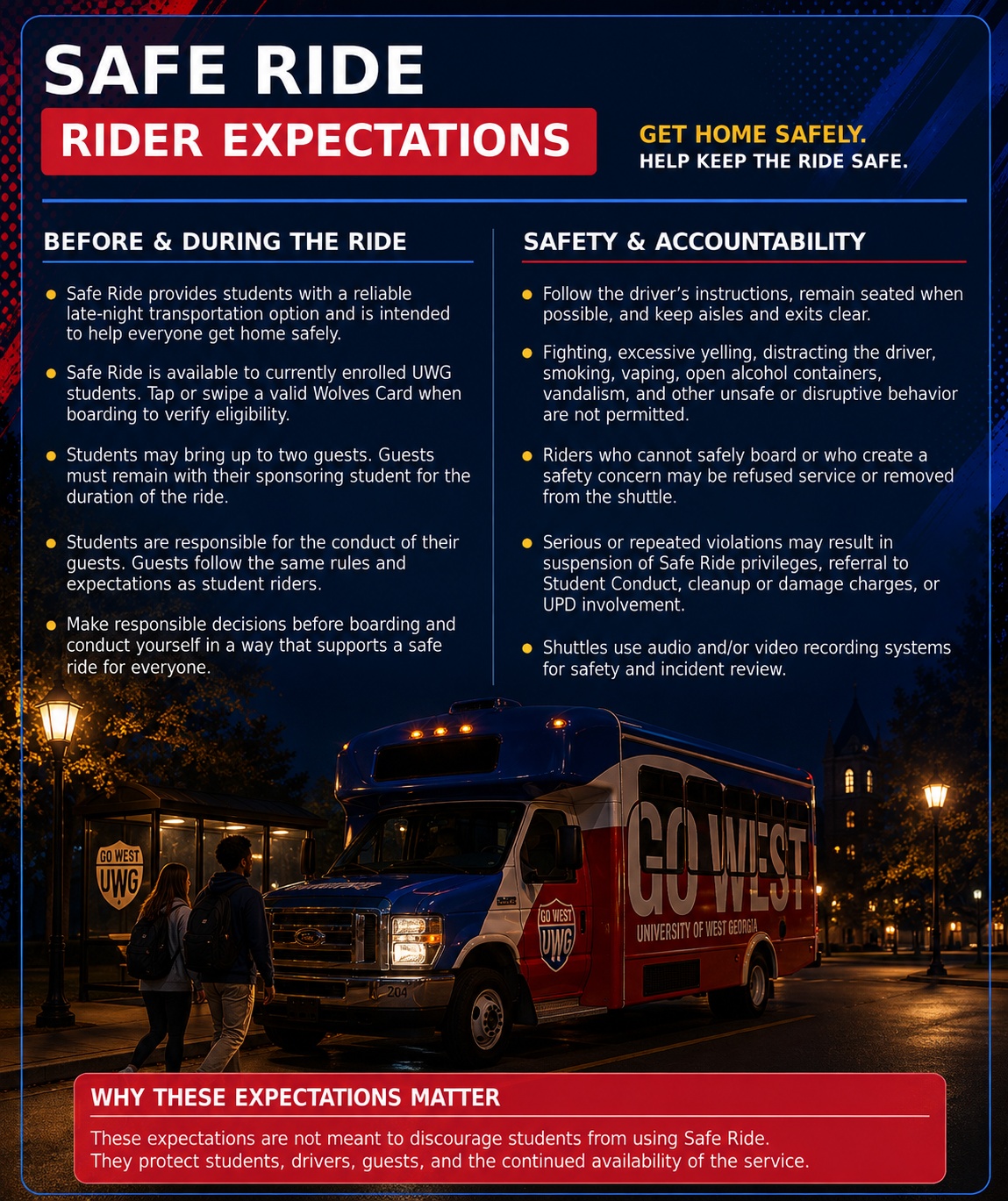 Rider Expectations Flyer
