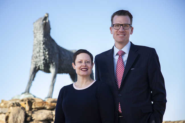 Dr. Tressa Kelly and Dr. Brendan Kelly