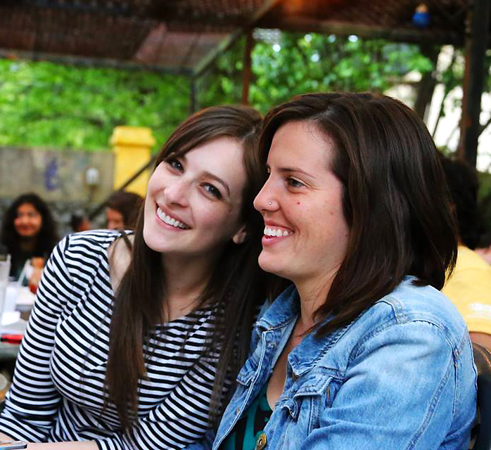 two female students