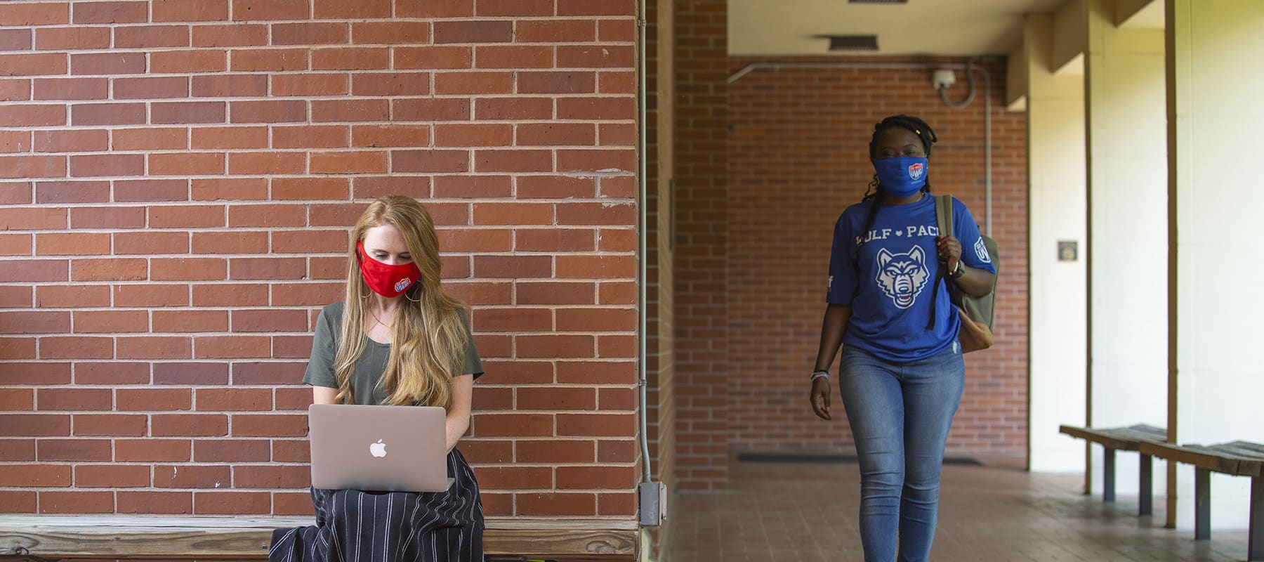 students studying