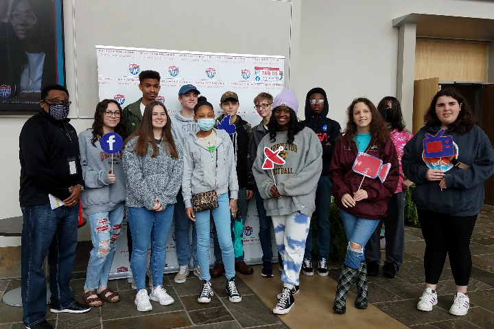 High school students from Carroll County's College and Career Academy