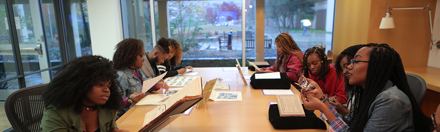 Students in Reading Room