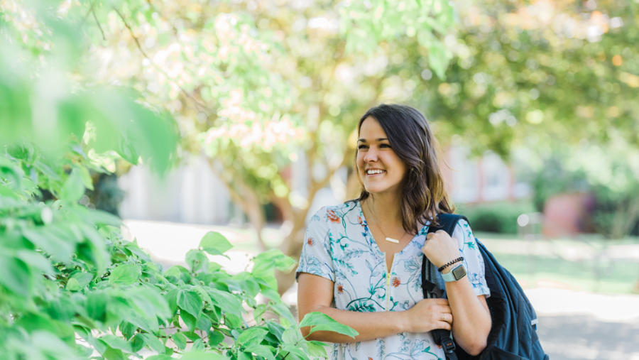 Student on Campus