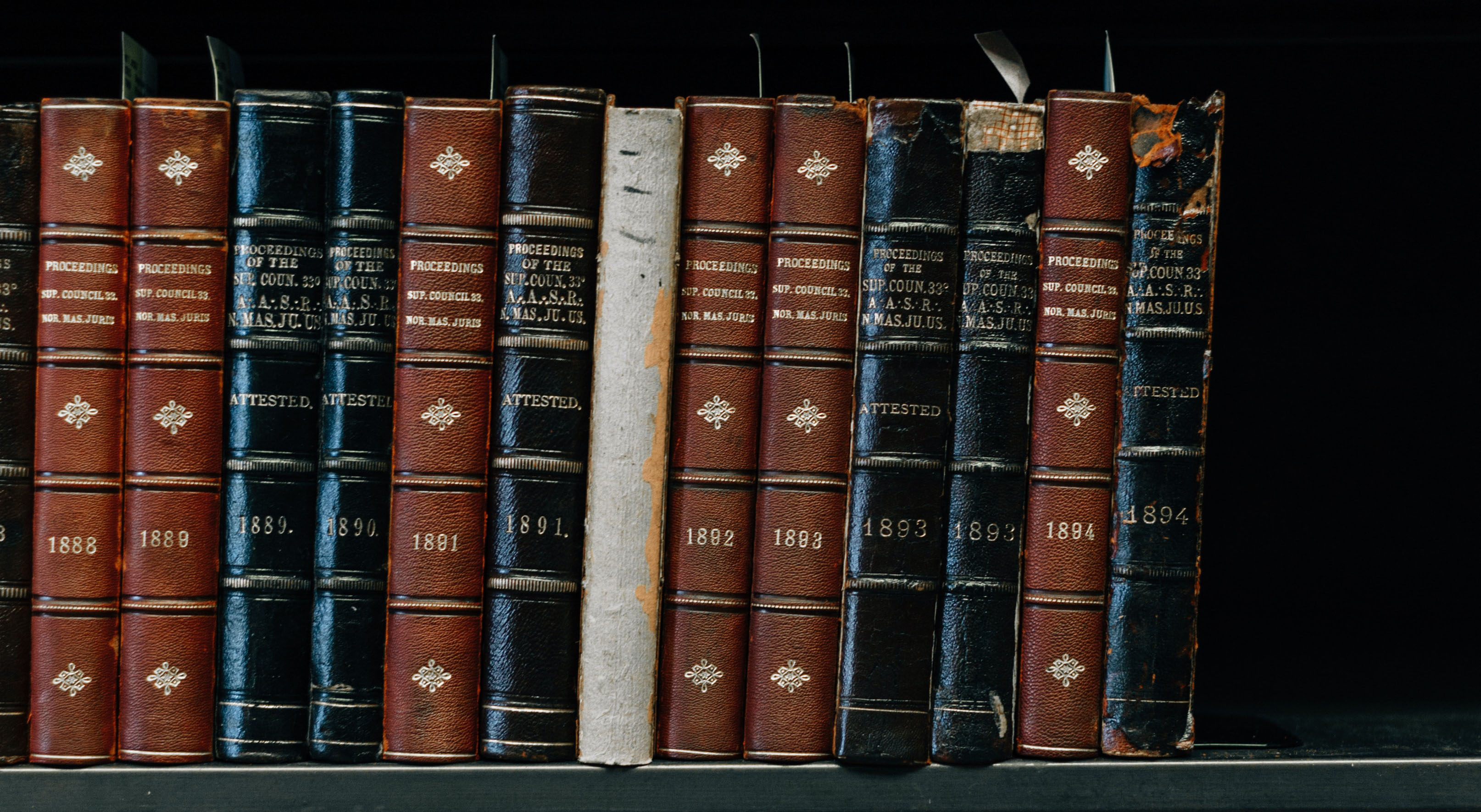 books on a shelf