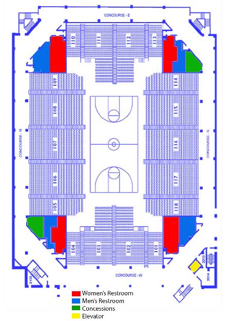 Jackson Coliseum Seating Chart