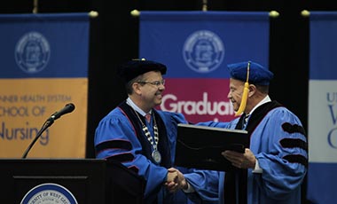 UWG presents Adams with honorary degree