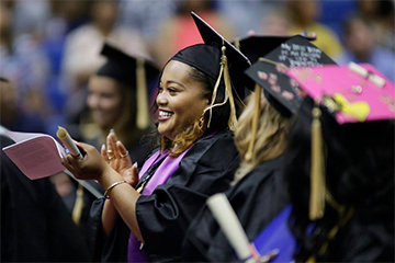 UWG graduates at commencement