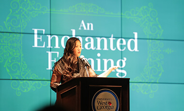 Kim Holder was about to give up on her undergraduate degree for the fifth time when she received an email that changed her life. The email informed her she’d received a University of West Georgia Foundation scholarship. That meant the difference between her having to move on from pursuing her dreams for what would likely be the last time and finishing her degree in economics.