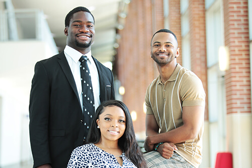 Nnamdi Onwumere, Shadarius Stokes and Emani Bennett