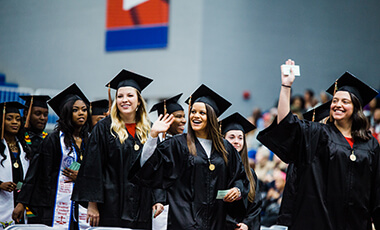 The University of West Georgia conferred 849 degrees during two Commencement ceremonies Saturday, with keynote speaker Bentina Chisolm Terry imploring graduates to