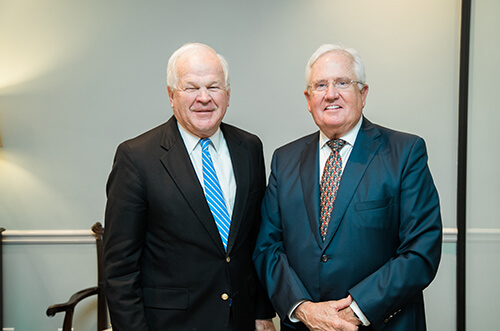 Tommy Vance, left, and Tommy Green, right