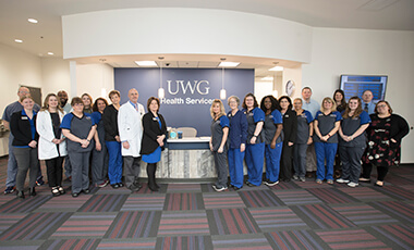 A tangible representation of the partnership between the University of West Georgia and Tanner Health System sits on a hill on UWG’s campus. And last Thursday, a ribbon-cutting ceremony was held to celebrate the official grand opening of the new Student Health Center.