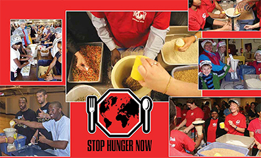 The University of West Georgia and the Carrollton community are facing a unique opportunity this coming weekend to help combat hunger, both internationally and locally. The Stop Hunger Now event will be in the UWG Coliseum on Saturday, February 21, followed by the Carroll County Empty Bowls Project on Sunday, February 22 at the Carroll County Ag Center.