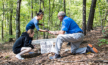 Professors of crime scene investigation – forensic anthropology – and the study of insects – entomology – join forces each year for a major field project at the University of West Georgia. We’ll warn you: this collaboration is not for the squeamish.